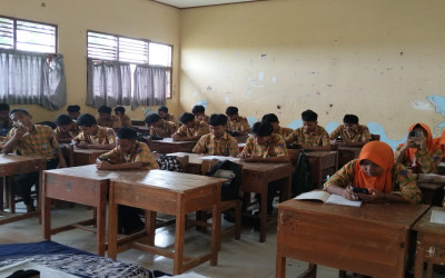 SMP Negeri 3 Talang Gelar Try Out Tes Kemampuan Akademik